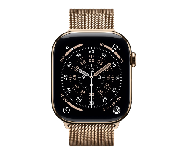 APPLE Apple Watch Series 11 GPS + Cellular 42mm Tytanowa koperta (złota) + bransoleta mediolańska (złota) - 1362427 - zdjęcie 2